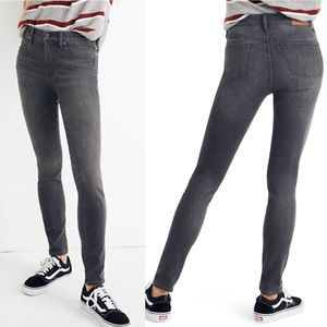 New With Tags Madewell 9" Mid-Rise Skinny Jeans Coltrane 25